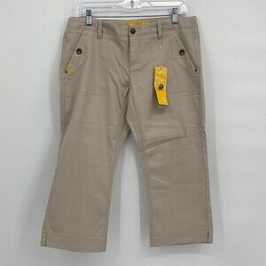 Lole Women's Mid Rise Slim Fit Stretch Promenade Capri Cropped Pants Size 10 NWT